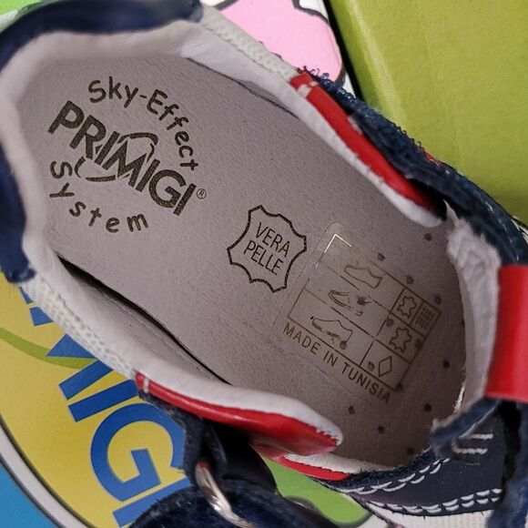 Primigi size 20uk/5us baby flexible action system red white blue shoe - Picture 6 of 9